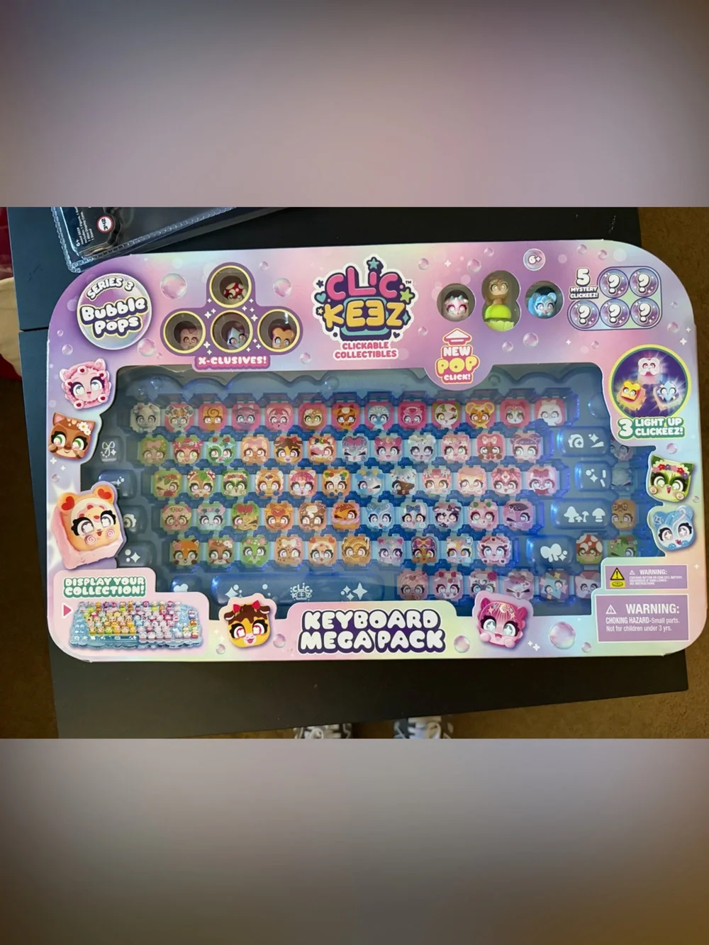 Clic Keez Bubble Pops Keyboard Mega Pack – 70+ to Collect! ✨ limited edition